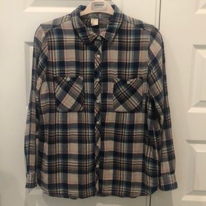Levi’s Cotton Plaid Casual Button Down Size Large